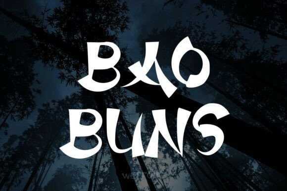 Bao Buns Font: Ancient Mystique for Modern Design