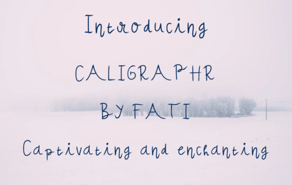 Caligraphr Font: A Whisper of Elegance for Your Designs