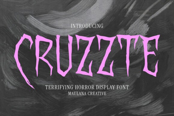 Cruzzte Font: Crafting Unforgettable Horror Designs