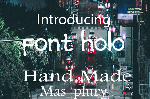 Font Holo: The Casual Typeface for Timeless Branding