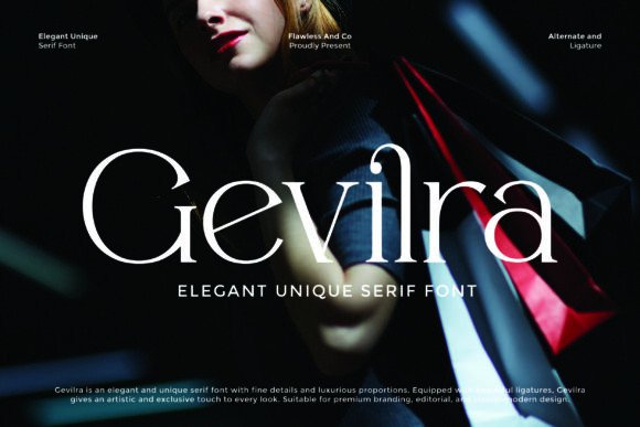 Gevilra Font: A Modern Serif for Timeless Branding