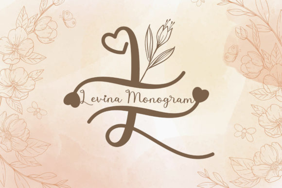 Levina Monogram Font: Crafting Timeless Brand Moments