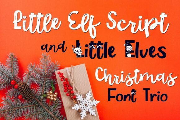Little Elf Trio Font: A Playful Magic for Holiday Designs