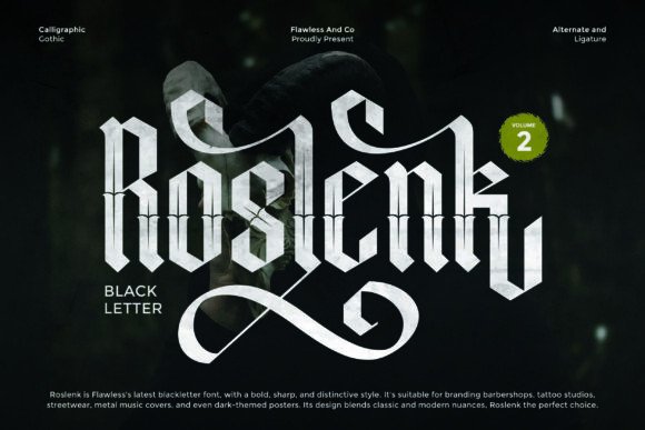 Roslenk Volume 2: Unleashing Bold Gothic Character