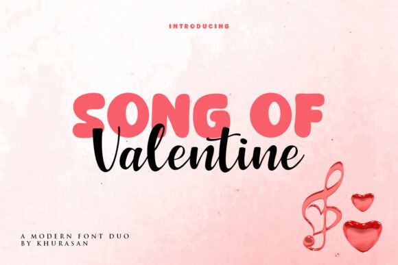 Song of Valentine Duo Font: Where Romance Meets Modern Design