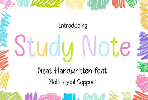 Study Note Font: Adding a Handwritten Touch to Your Projects
