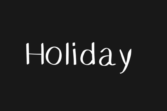 The Charming Appeal of Holiday Font for Modern Designs