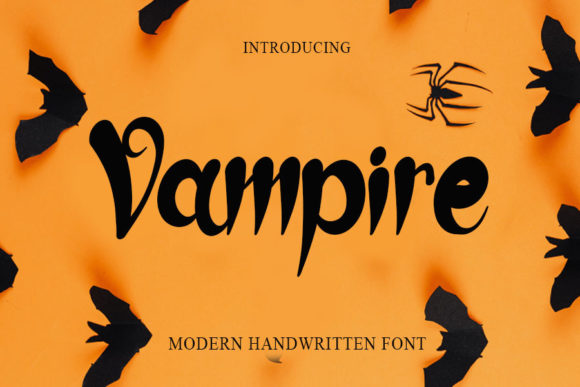 Vampire Font: A Handwritten Typeface with Striking Impact